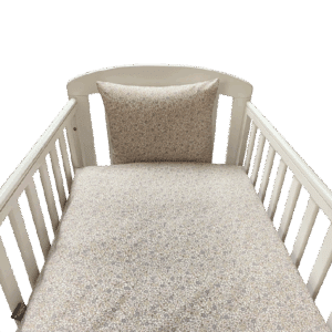 NM Baby Sengelinned - Lilla Blomster Organic