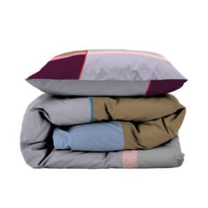 Colour Block sengetøj - Lavender