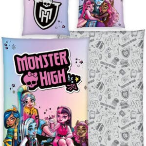Monster High sengetøj 135 x 200 cm - 100 procent bomuld