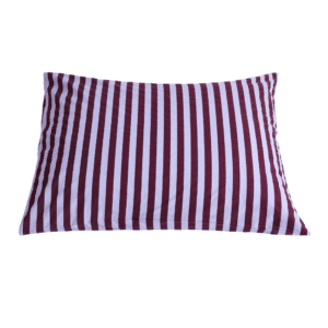 Percale hovedpudebetræk, 60x63 cm - Wine & Lavender blue